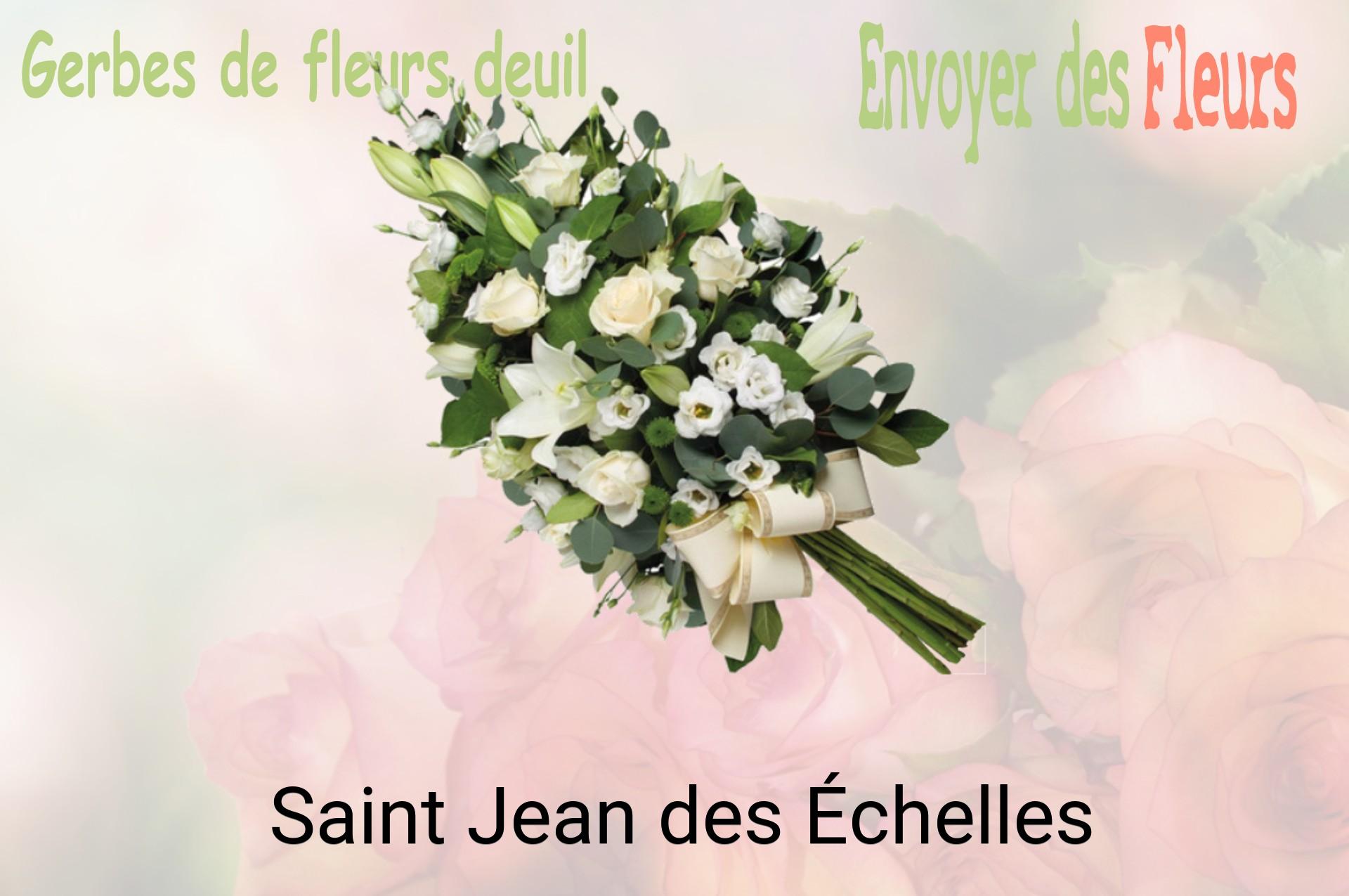 Gerbe de fleurs de deuil livrée à Saint-Jean-des-Échelles